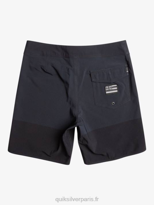 Hommes Quiksilver short de bain highlite festonné 19 D6PT37 noir