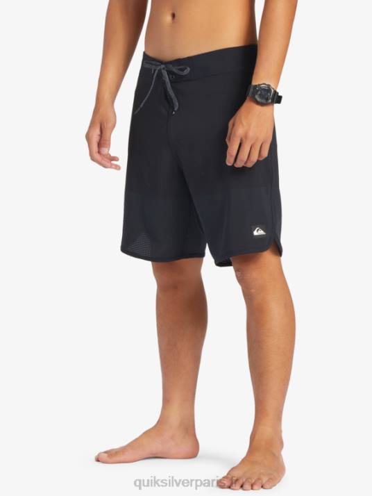 Hommes Quiksilver short de bain highlite festonné 19 D6PT37 noir