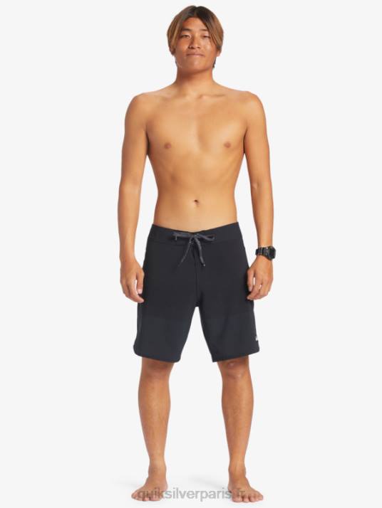 Hommes Quiksilver short de bain highlite festonné 19 D6PT37 noir