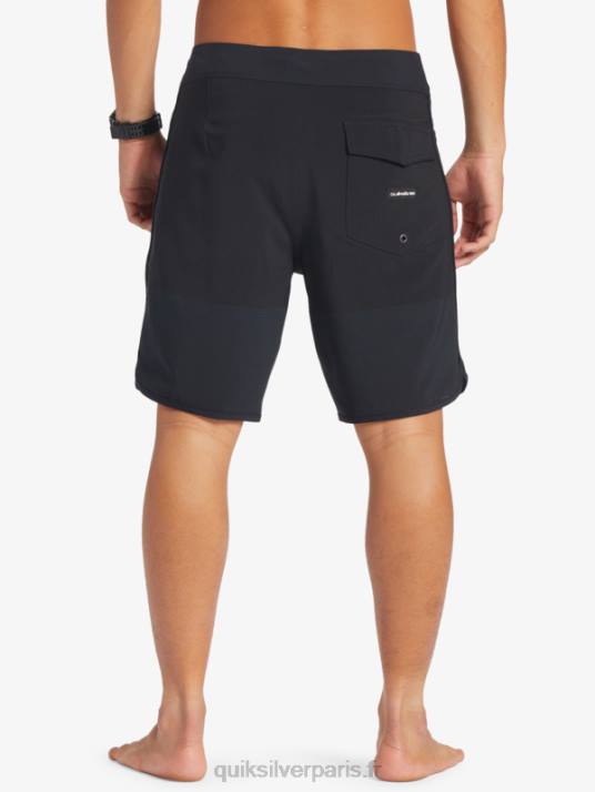 Hommes Quiksilver short de bain highlite festonné 19 D6PT37 noir