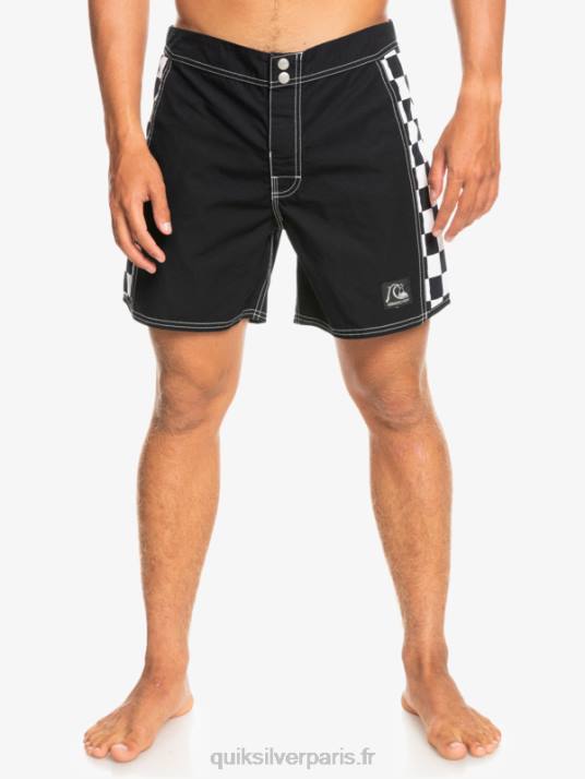 Hommes Quiksilver short de bain original arch 16 D6PT1780 noir