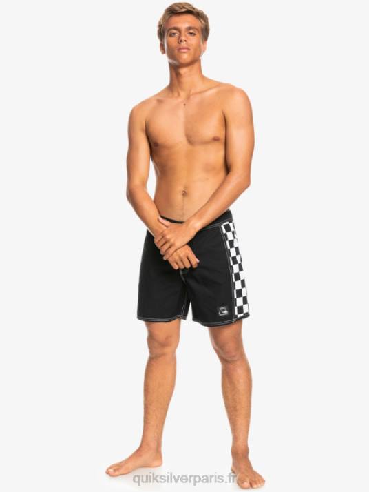 Hommes Quiksilver short de bain original arch 16 D6PT1780 noir