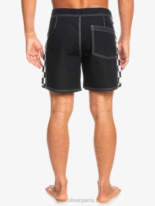 Hommes Quiksilver short de bain original arch 16 D6PT1780 noir