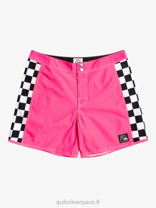 Hommes Quiksilver short de bain original arch 16 D6PT1781 rose choquant