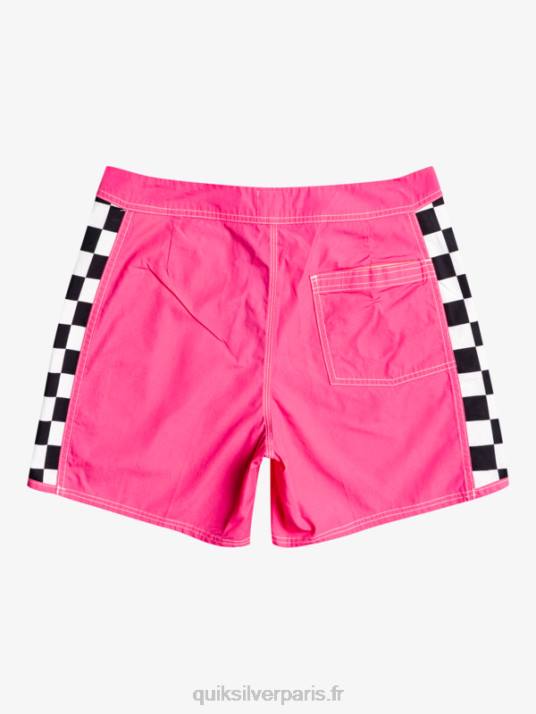 Hommes Quiksilver short de bain original arch 16 D6PT1781 rose choquant