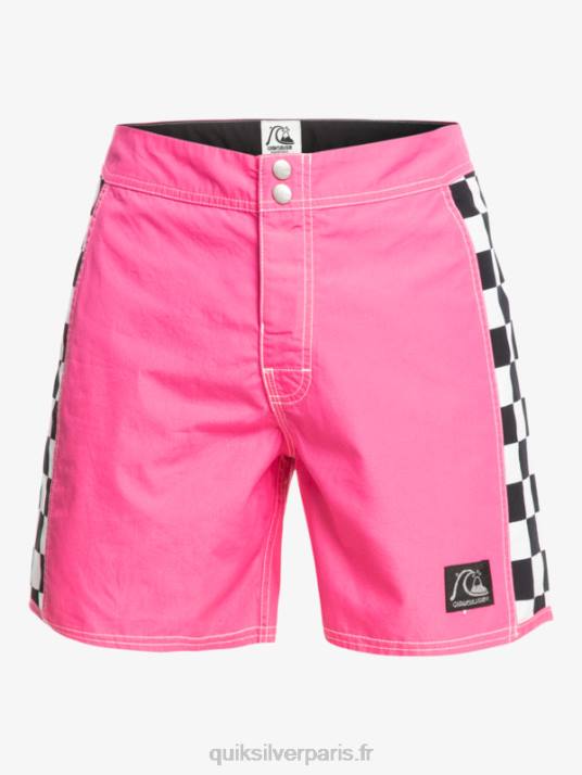 Hommes Quiksilver short de bain original arch 16 D6PT1781 rose choquant