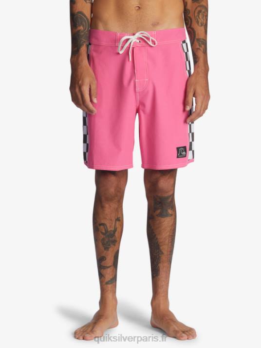 Hommes Quiksilver short de bain original arch 18 D6PT1732 rose choquant