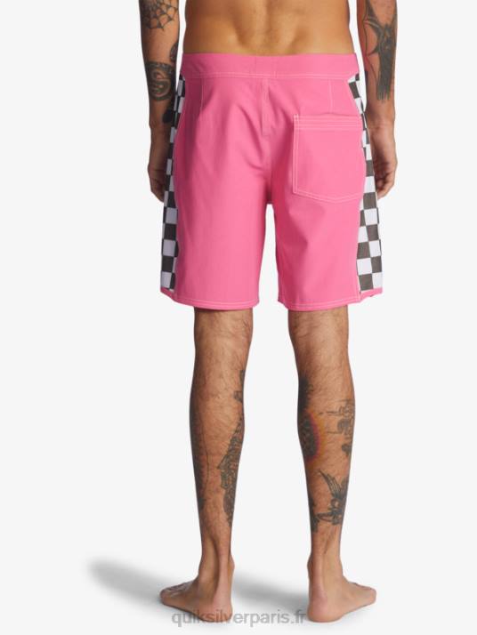Hommes Quiksilver short de bain original arch 18 D6PT1732 rose choquant