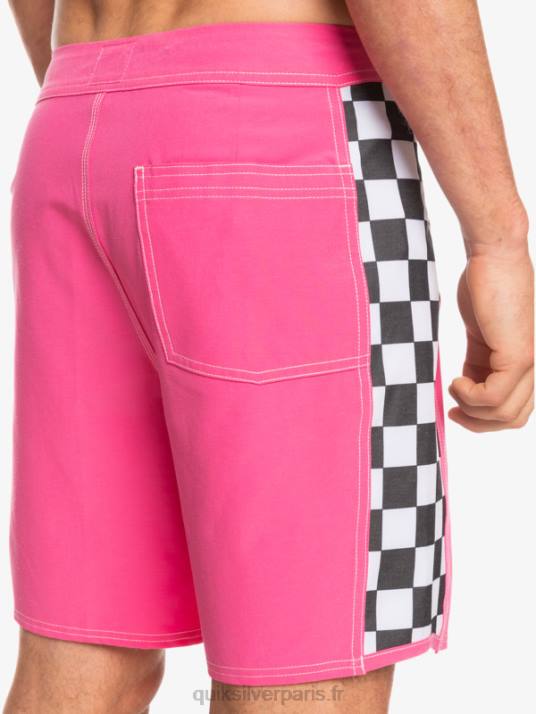 Hommes Quiksilver short de bain original arch 18 D6PT1732 rose choquant