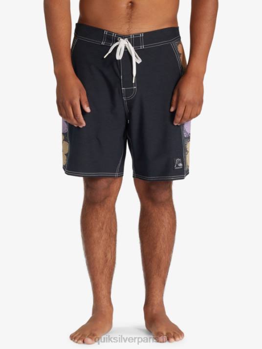 Hommes Quiksilver short de bain original arch 18 D6PT1737 noir