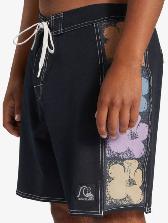 Hommes Quiksilver short de bain original arch 18 D6PT1737 noir
