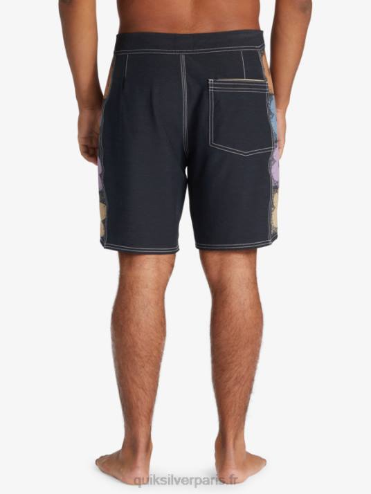 Hommes Quiksilver short de bain original arch 18 D6PT1737 noir