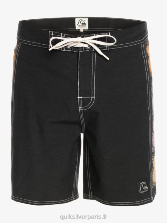 Hommes Quiksilver short de bain original arch 18 D6PT1737 noir