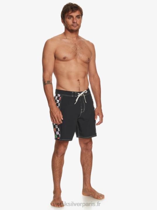 Hommes Quiksilver short de bain original arch 18 D6PT174 noir