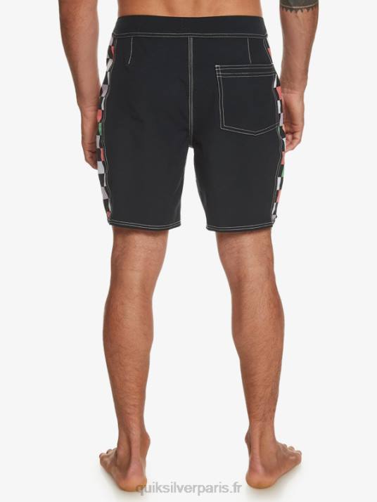 Hommes Quiksilver short de bain original arch 18 D6PT174 noir