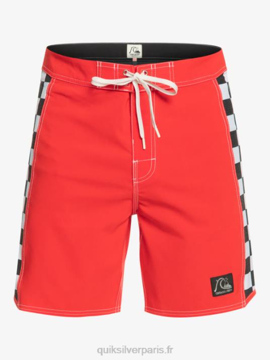 Hommes Quiksilver short de bain original arch 18 D6PT176 rouge à haut risque