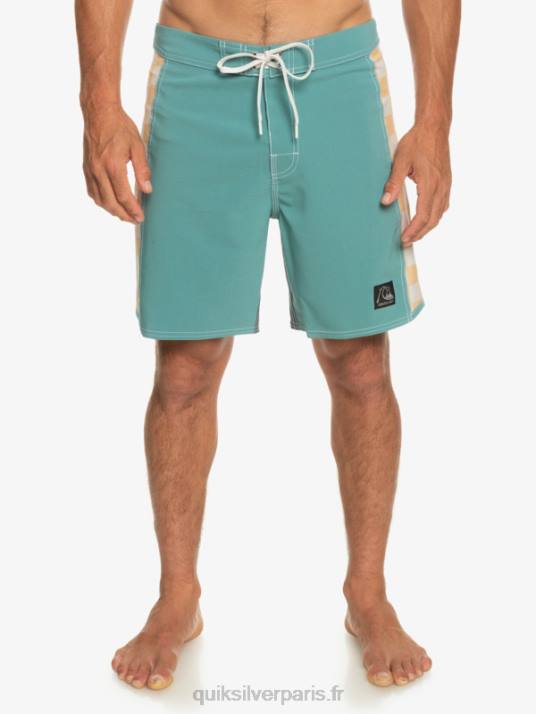 Hommes Quiksilver short de bain original arch 18 D6PT177 bleu de bretagne