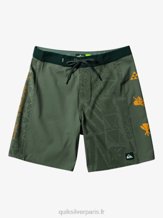 Hommes Quiksilver short de bain surfsilk arch hawaii 19 D6PT638 thym