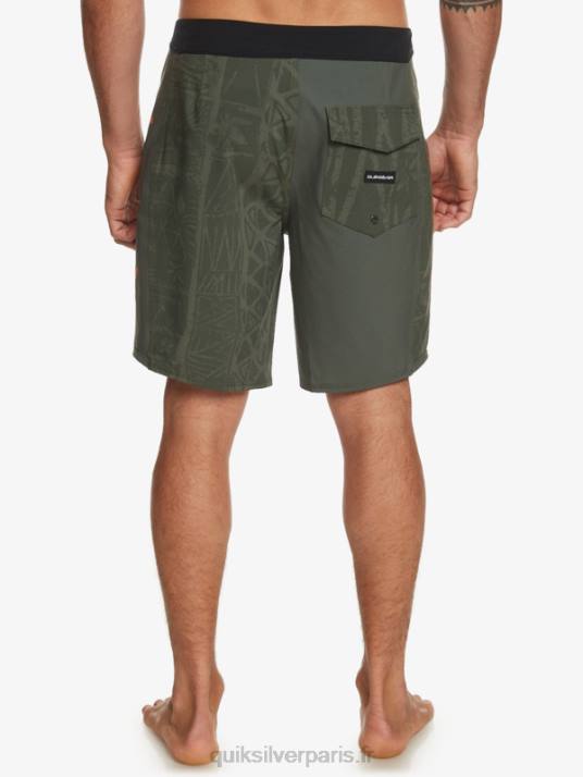 Hommes Quiksilver short de bain surfsilk arch hawaii 19 D6PT638 thym