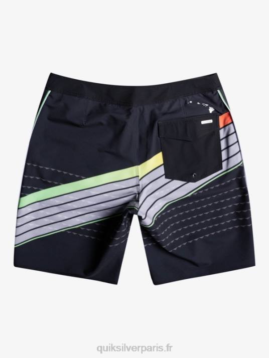 Hommes Quiksilver short de bain surfsilk hawaii core 20 D6PT1887 noir