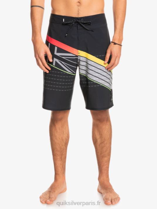 Hommes Quiksilver short de bain surfsilk hawaii core 20 D6PT1887 noir