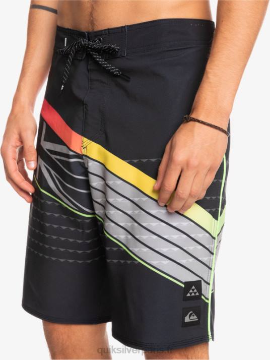 Hommes Quiksilver short de bain surfsilk hawaii core 20 D6PT1887 noir