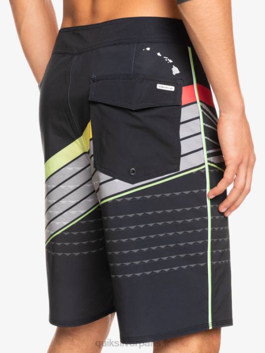 Hommes Quiksilver short de bain surfsilk hawaii core 20 D6PT1887 noir