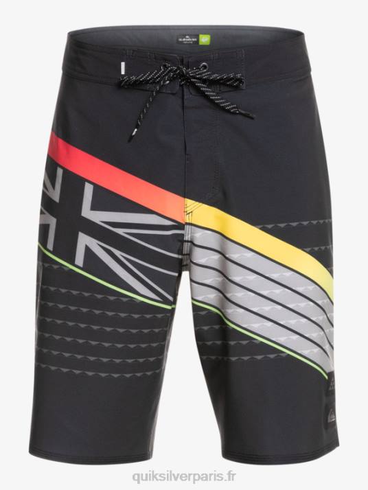 Hommes Quiksilver short de bain surfsilk hawaii core 20 D6PT1887 noir