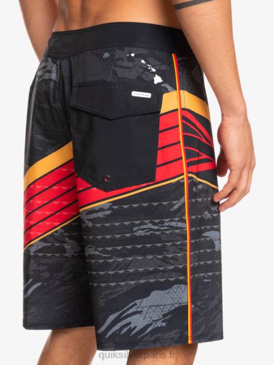 Hommes Quiksilver short de bain surfsilk hawaii core 20 D6PT1888 macadam