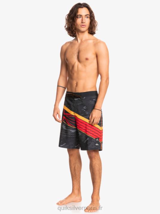 Hommes Quiksilver short de bain surfsilk hawaii core 20 D6PT1888 macadam