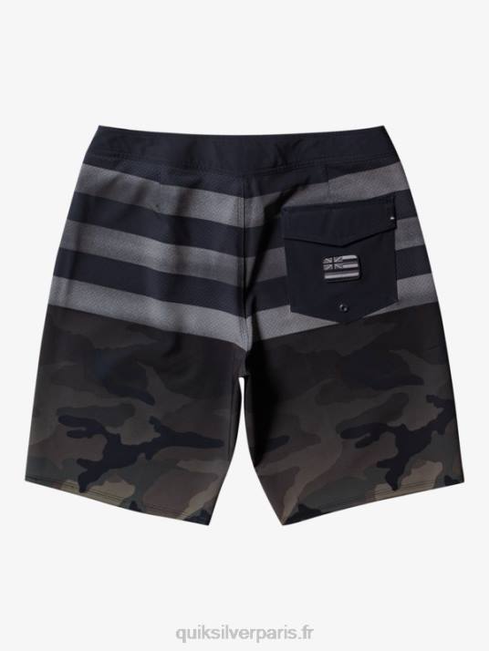 Hommes Quiksilver short de bain surfsilk hawaii pride 20 D6PT181 noir