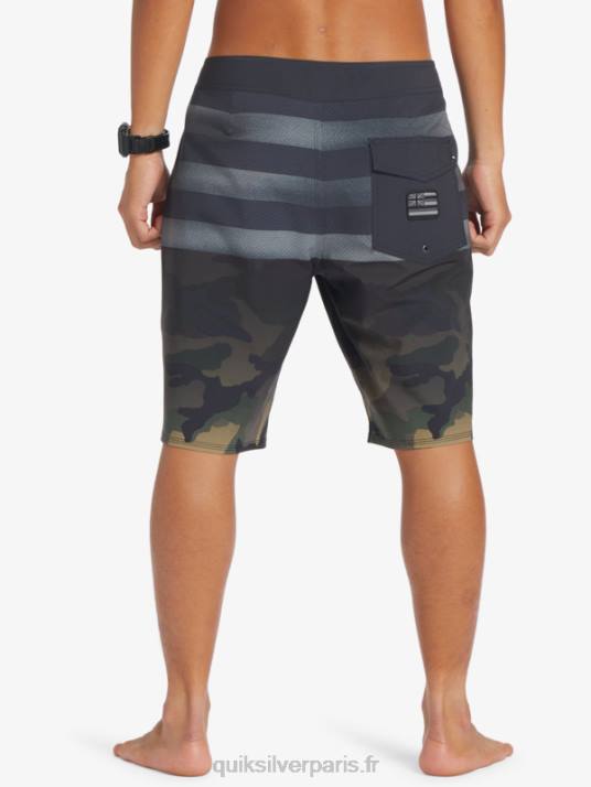 Hommes Quiksilver short de bain surfsilk hawaii pride 20 D6PT181 noir