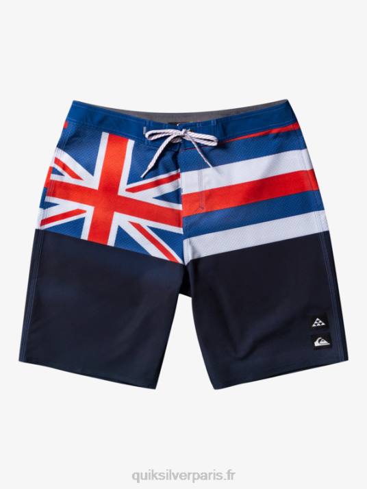 Hommes Quiksilver short de bain surfsilk hawaii pride 20 D6PT182 blazer bleu marine