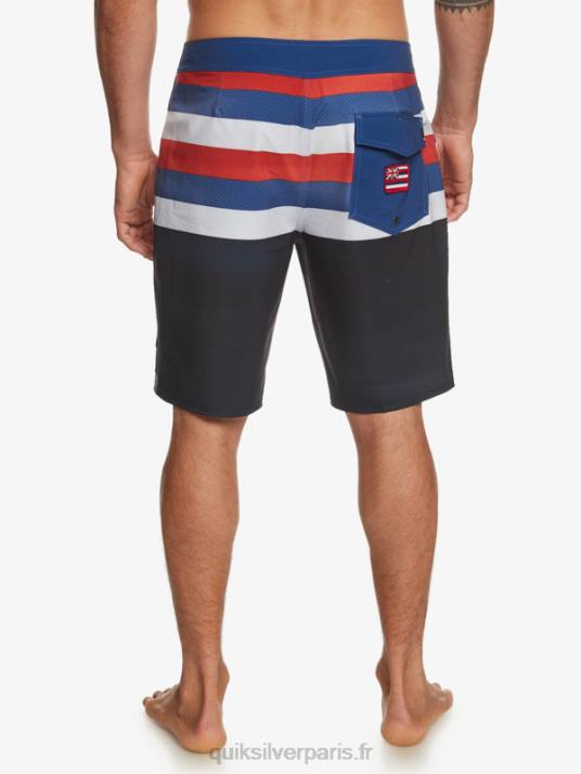 Hommes Quiksilver short de bain surfsilk hawaii pride 20 D6PT182 blazer bleu marine
