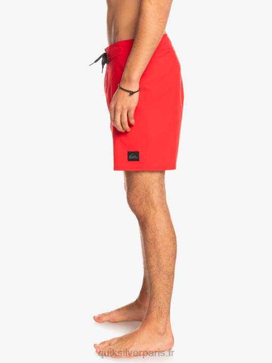 Hommes Quiksilver short de bain surfsilk kaimana 16 D6PT337 rouge à haut risque