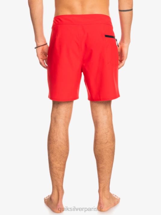 Hommes Quiksilver short de bain surfsilk kaimana 16 D6PT337 rouge à haut risque