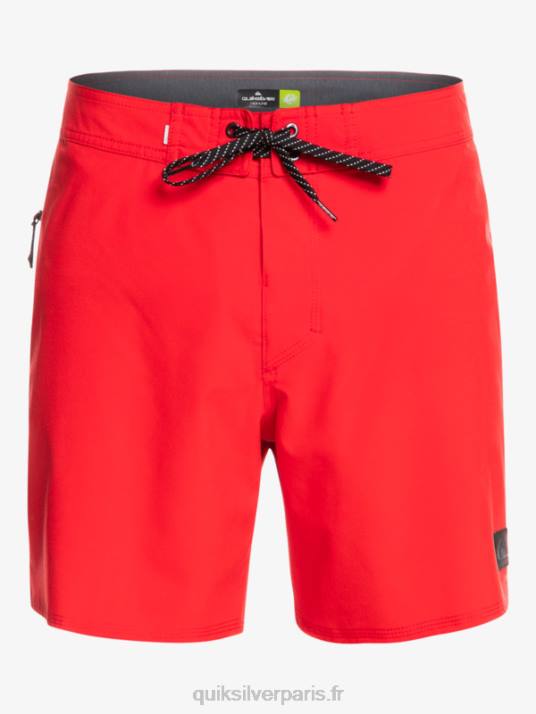 Hommes Quiksilver short de bain surfsilk kaimana 16 D6PT337 rouge à haut risque