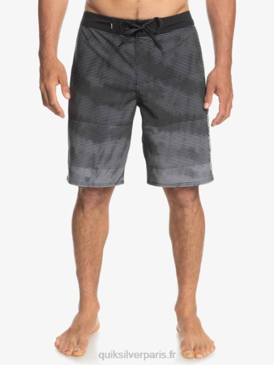 Hommes Quiksilver short de bain surfsilk massive 20 D6PT1593 noir