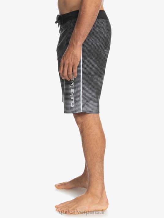 Hommes Quiksilver short de bain surfsilk massive 20 D6PT1593 noir