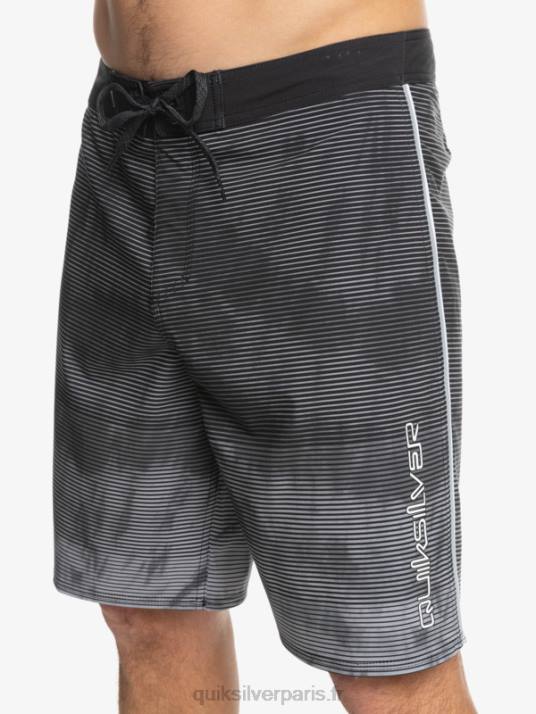 Hommes Quiksilver short de bain surfsilk massive 20 D6PT1593 noir
