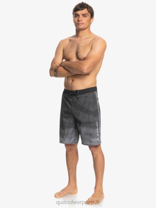 Hommes Quiksilver short de bain surfsilk massive 20 D6PT1593 noir