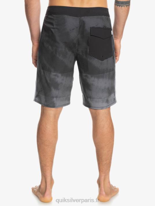 Hommes Quiksilver short de bain surfsilk massive 20 D6PT1593 noir