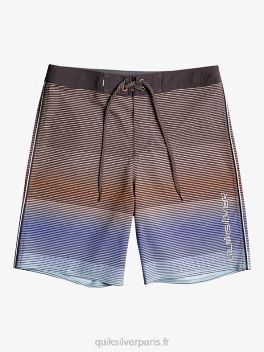 Hommes Quiksilver short de bain surfsilk massive 20 D6PT1595 macadam