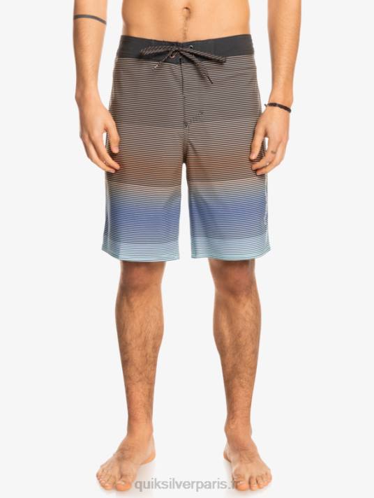 Hommes Quiksilver short de bain surfsilk massive 20 D6PT1595 macadam