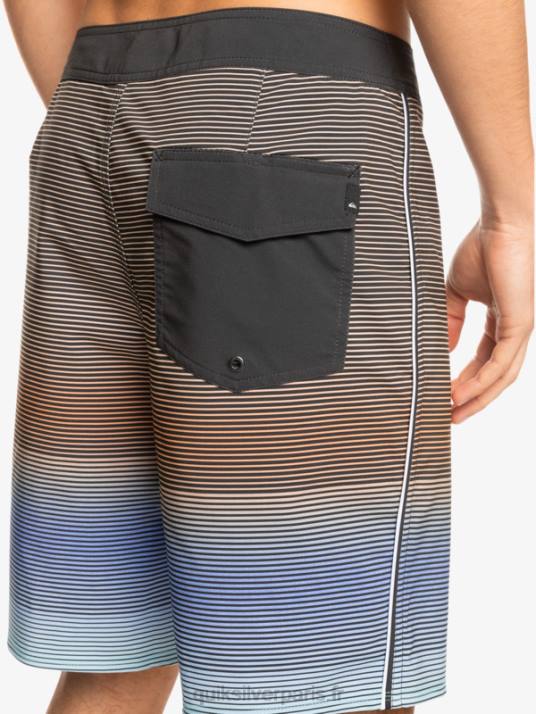 Hommes Quiksilver short de bain surfsilk massive 20 D6PT1595 macadam