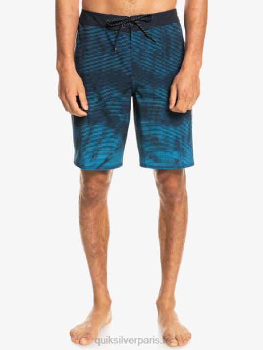 Hommes Quiksilver short de bain surfsilk massive 20 D6PT1597 noir