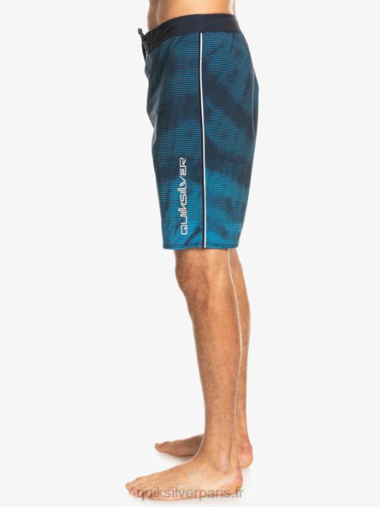 Hommes Quiksilver short de bain surfsilk massive 20 D6PT1597 noir