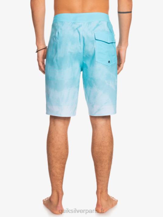 Hommes Quiksilver short de bain surfsilk massive 20 D6PT1598 ange bleu