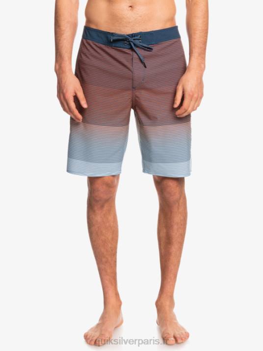 Hommes Quiksilver short de bain surfsilk massive 20 D6PT1601 insigne bleu