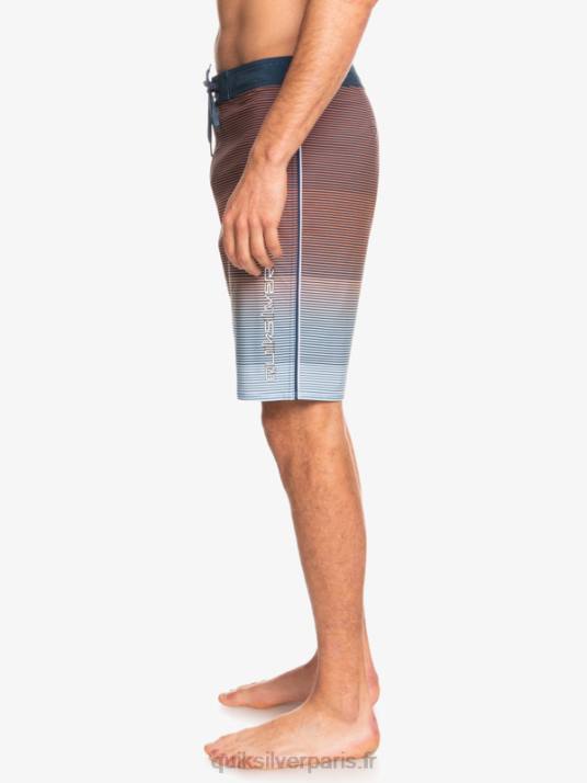 Hommes Quiksilver short de bain surfsilk massive 20 D6PT1601 insigne bleu